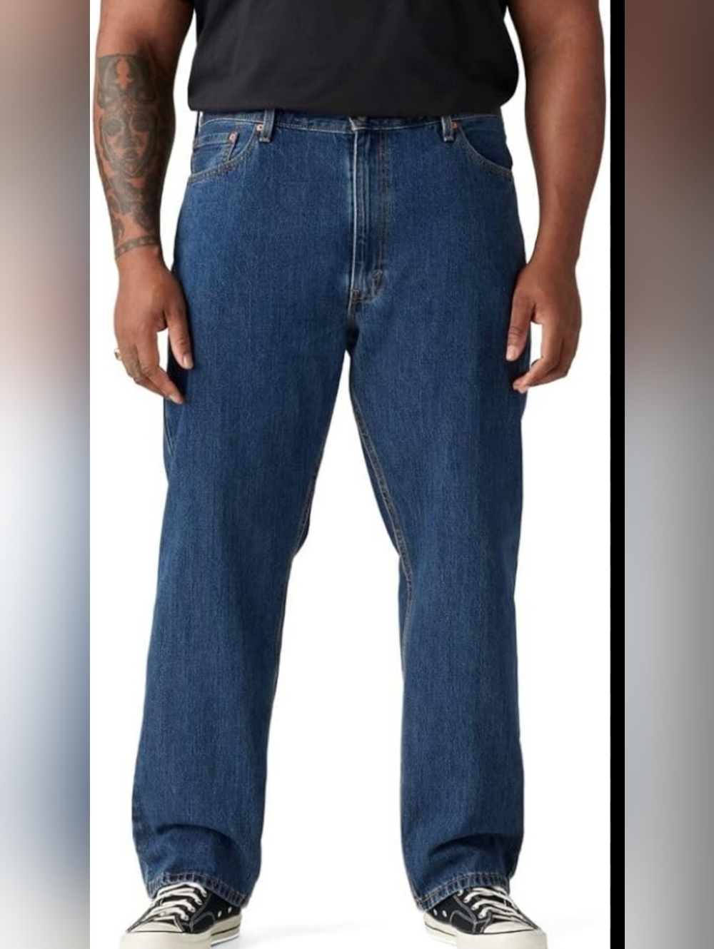 Levi’s 505 Regular Fit Straight Leg Jeans Men’s 40x32 Medium Wash Denim VGC